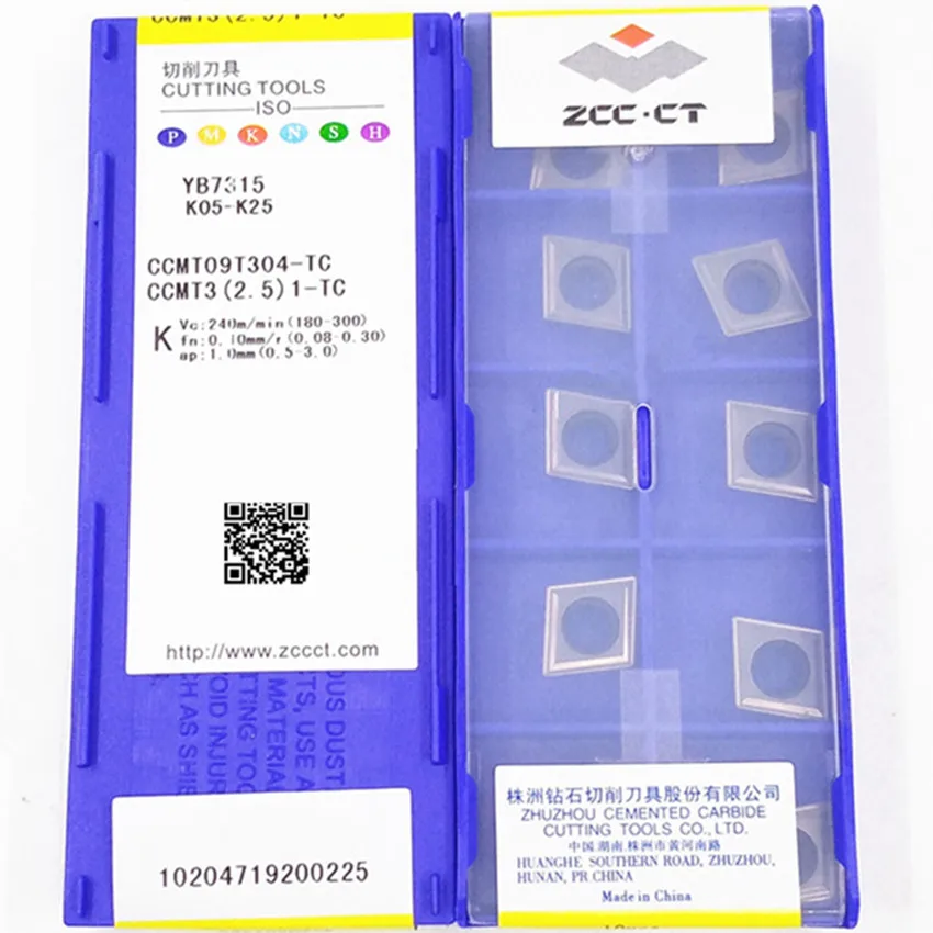 ZCC.CT CCMT09T304-TC YB7315 K05-K25/CCMT09T308-TC YB7315 K05-K25 CCMT32.51 CCMT32.52 CNC carbide inserts For Cast iron 10pcs/box
ZCC.CT CCMT09T304-TC YB7315 K05-K25/CCMT09T308-TC YB7315 K05-K25 CCMT32.51 CCMT32.52 CNC carbide inserts For Cast iron 10pcs/box