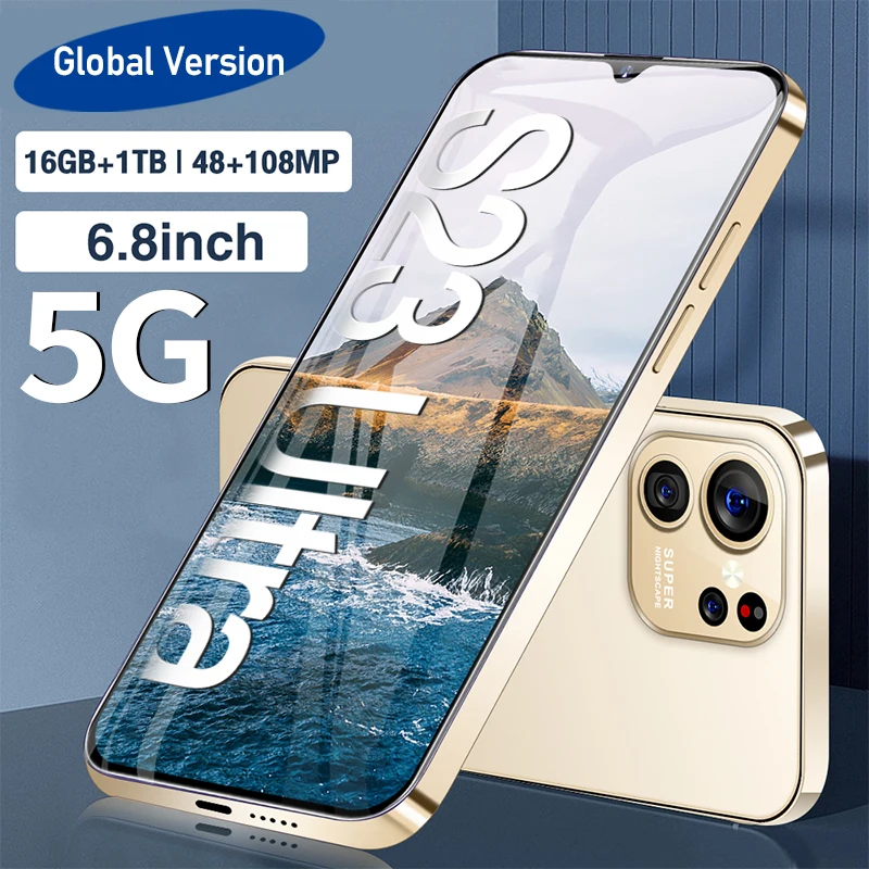 smartphone mobile phones New S23 Ultra Smartphone 5G telephone 6.8Inch 7800mAh 16+1TB Cell phones Camera Unlock Mobile Phones
smartphone mobile phones New S23 Ultra Smartphone 5G telephone 6.8Inch 7800mAh 16+1TB Cell phones Camera Unlock Mobile Phones