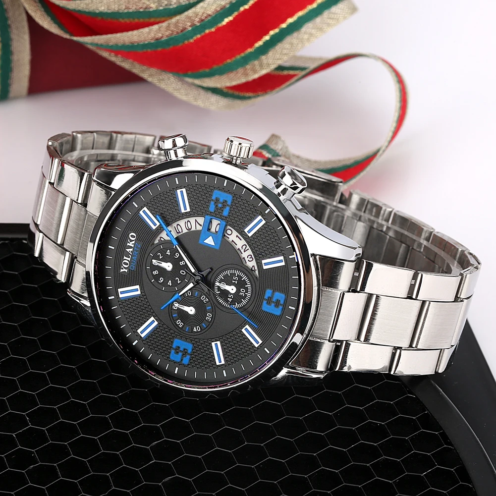 2022 New Simple Fashion Silver Men's Watch Fake Three Eyes Classic Watches for Men Stainless Steel Male Sport Quartz Wristwatch
2022 New Simple Fashion Silver Men's Watch Fake Three Eyes Classic Watches for Men Stainless Steel Male Sport Quartz Wristwatch