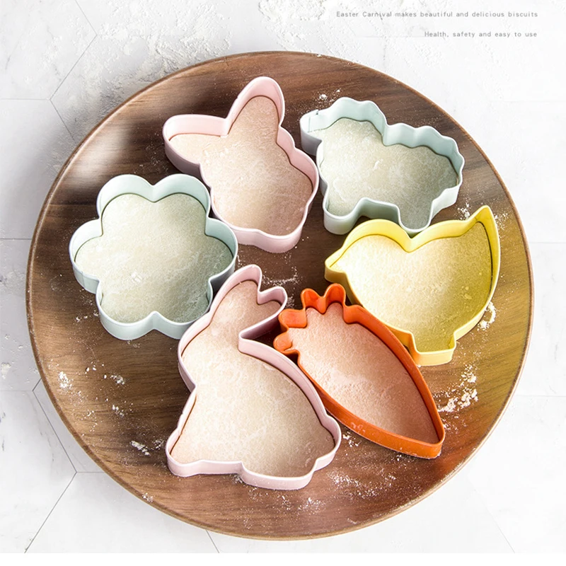 Happy Easter Egg Cookie Embosser Mold Cute Cartoon Bunny Chick Shaped Fondant Icing Biscuit Cutting Die Set Baking Cake Tools
Happy Easter Egg Cookie Embosser Mold Cute Cartoon Bunny Chick Shaped Fondant Icing Biscuit Cutting Die Set Baking Cake Tools