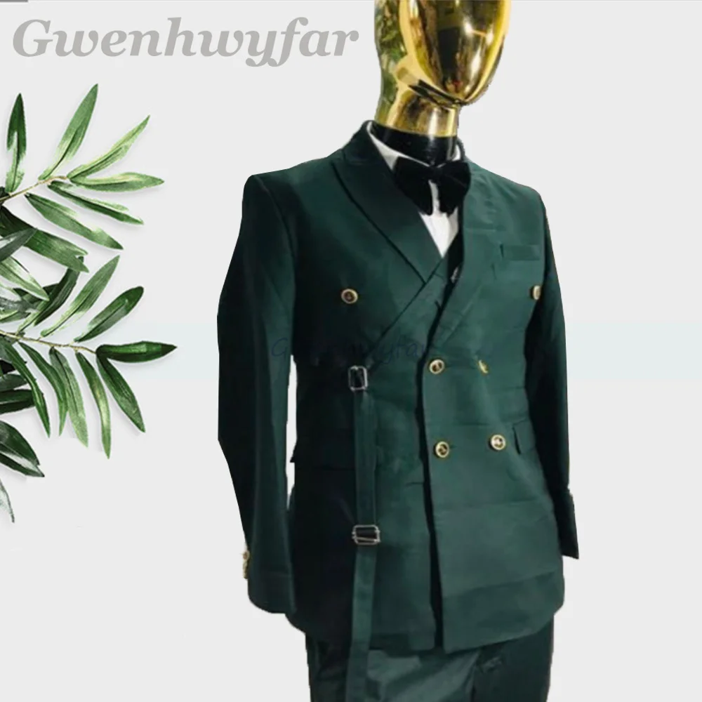 Gwenhwyfar New Design 2 Pieces Suit Male Blazer Sets Fashion Men Casual Double Breasted Groom Wedding Dress Suit(Blazer+Pants)
Gwenhwyfar New Design 2 Pieces Suit Male Blazer Sets Fashion Men Casual Double Breasted Groom Wedding Dress Suit(Blazer+Pants)