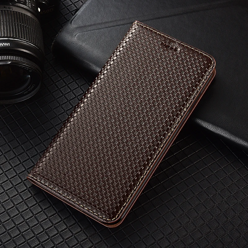 

Genuine leather Woven texture Case for Samsung Galaxy M02s M04 M12 M13 M20 M21 M22 M32 M33 M42 M52 M53 M62 4G 5G Cover Funda