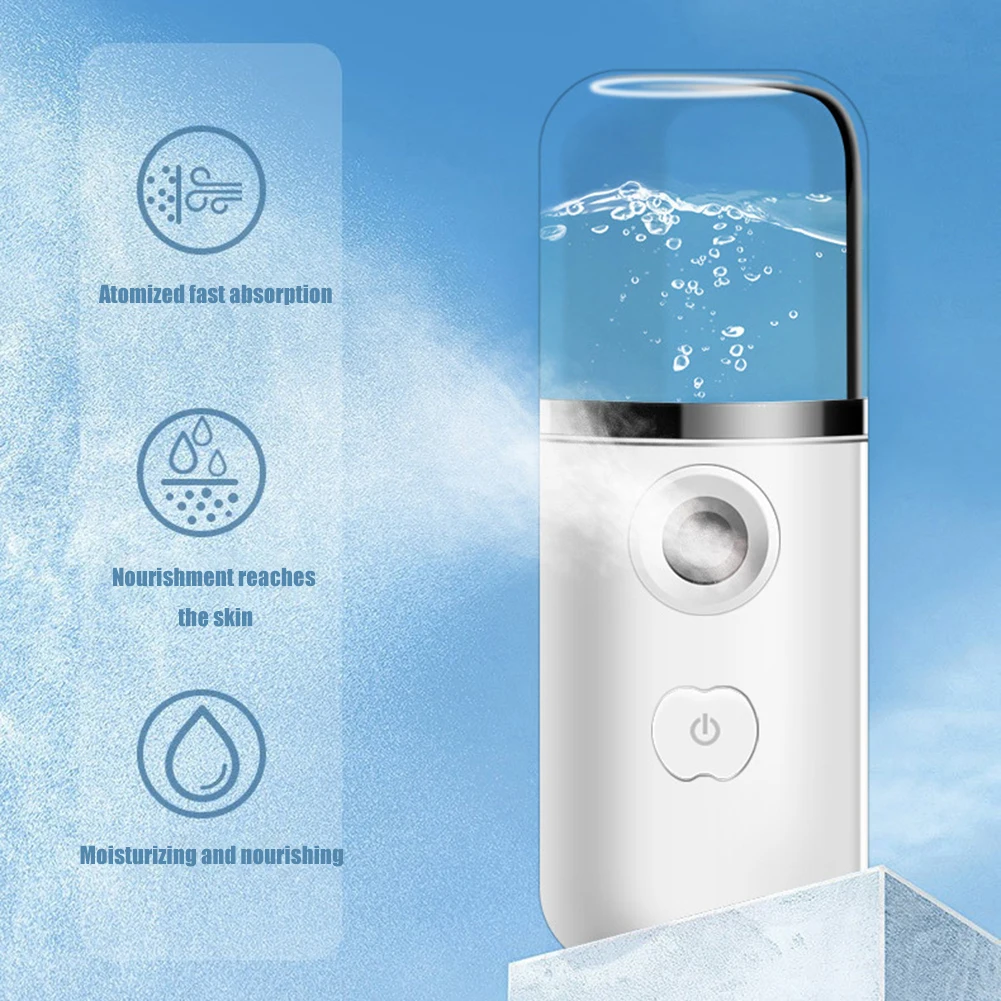 Nano Mist Facial Sprayer USB Humidifier Rechargeable Nebulizer Face Steamer Moisturizing Beauty Instruments Face Skin Care Tools
Nano Mist Facial Sprayer USB Humidifier Rechargeable Nebulizer Face Steamer Moisturizing Beauty Instruments Face Skin Care Tools