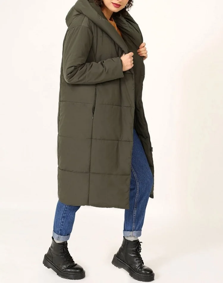 New Solid Color Long Straight Winter Coat Casual Women Parkas Clothes Hooded Stylish Winter Jackets
New Solid Color Long Straight Winter Coat Casual Women Parkas Clothes Hooded Stylish Winter Jackets