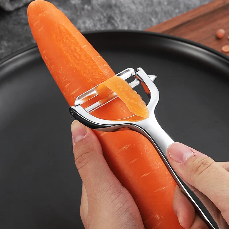 

Flat Knife Zinc Alloy Peeler Fruit Vegetable Melon Potato Carrot Cucumber Multifunction Grater Peeler Slice Home Kitchen Tool