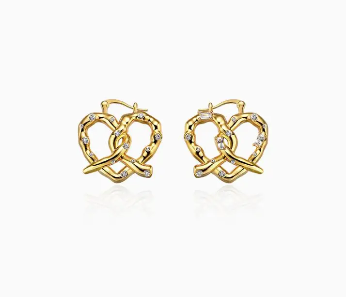 Timeless Wonder Zirconia Braided Heart Geo Hoop Earrings for Women Jewelry Punk Goth Aretes Kpop Pendientes Mujer Gift Mix 2313
Timeless Wonder Zirconia Braided Heart Geo Hoop Earrings for Women Jewelry Punk Goth Aretes Kpop Pendientes Mujer Gift Mix 2313