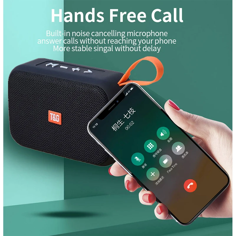 Портативная Bluetooth-колонка с поддержкой TF-карты и FM-радио | Электроника