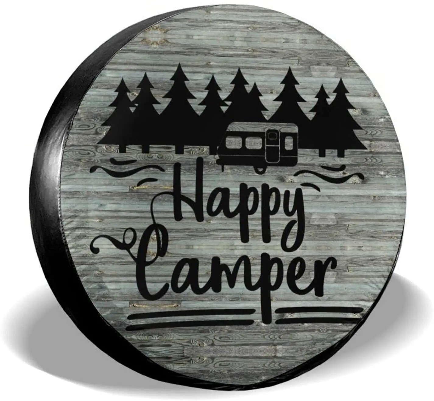 AHOBAGGA Happy Camper Spare Tire Cover, Tire Protector Waterproof Dust-Proof Wheel Tire Cover for Car Truck RV
AHOBAGGA Happy Camper Spare Tire Cover, Tire Protector Waterproof Dust-Proof Wheel Tire Cover for Car Truck RV