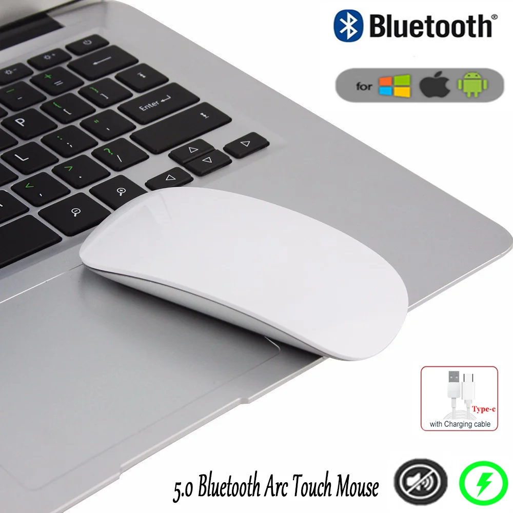 Bluetooth Magic Mouse For Apple Rechargeable Wireless Mouse Arc Touch Slim Type-C Silent Mice For Microsoft Laptop PC Mac IOS
Bluetooth Magic Mouse For Apple Rechargeable Wireless Mouse Arc Touch Slim Type-C Silent Mice For Microsoft Laptop PC Mac IOS