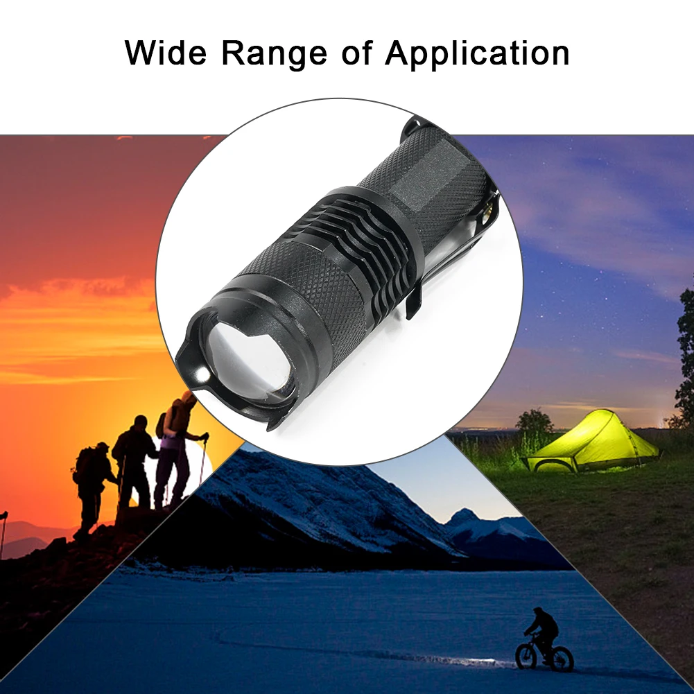 Portable Mini Handheld Powerful LED Flashlight Q5 LED Long-range Strong Light Tactical Pocket Flashlight Bright
Portable Mini Handheld Powerful LED Flashlight Q5 LED Long-range Strong Light Tactical Pocket Flashlight Bright