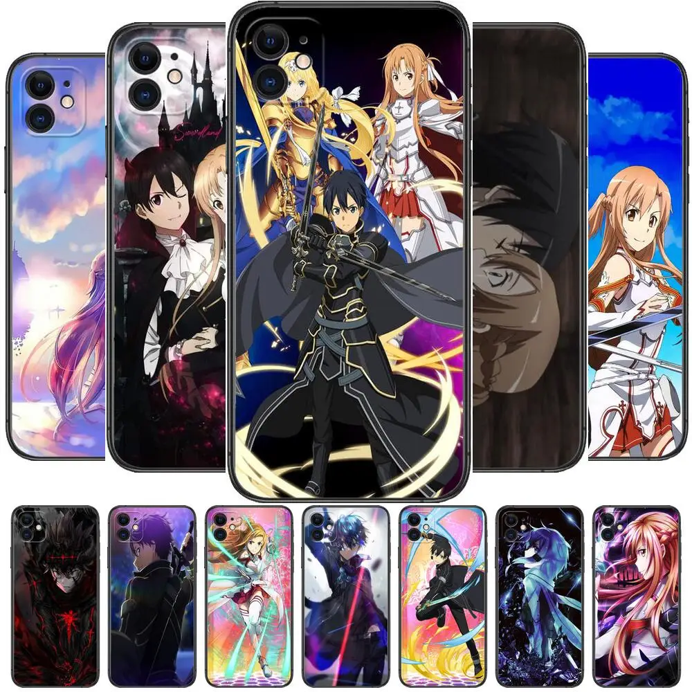 Hot For iphone 13 Pro Max case 12 11 Pro Max 8 PLUS 7PLUS 6S XR X XS 6 mini se Phone Case Black Cover Sword Art Online
Hot For iphone 13 Pro Max case 12 11 Pro Max 8 PLUS 7PLUS 6S XR X XS 6 mini se Phone Case Black Cover Sword Art Online