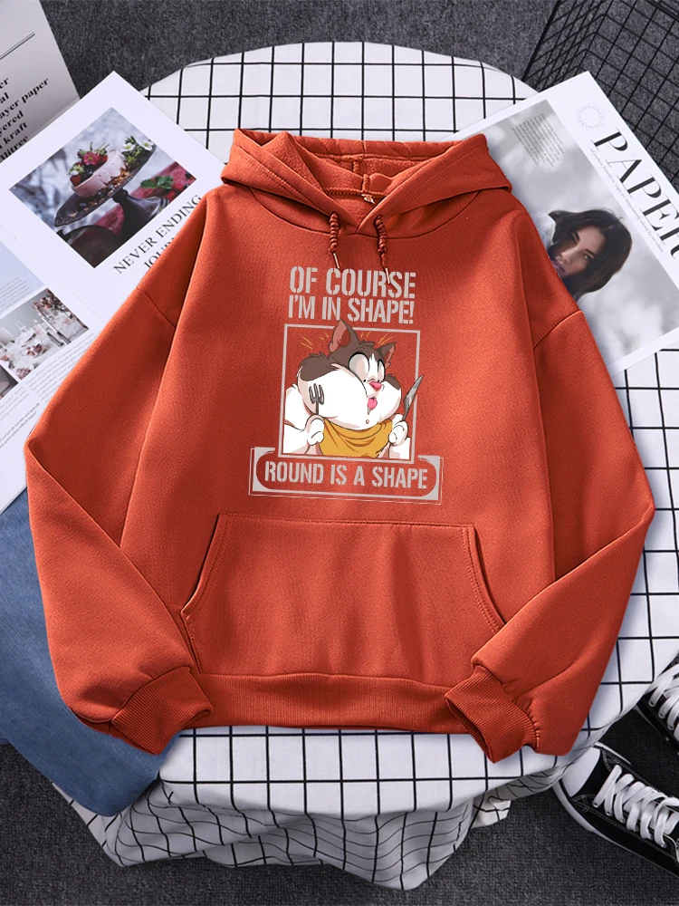 Meme Of Course I'M In Shape Round Is A Shape Printed Woman Sportswear Creative Autumn Fleece Tops Casual All-math Female Hoodies
Meme Of Course I'M In Shape Round Is A Shape Printed Woman Sportswear Creative Autumn Fleece Tops Casual All-math Female Hoodies