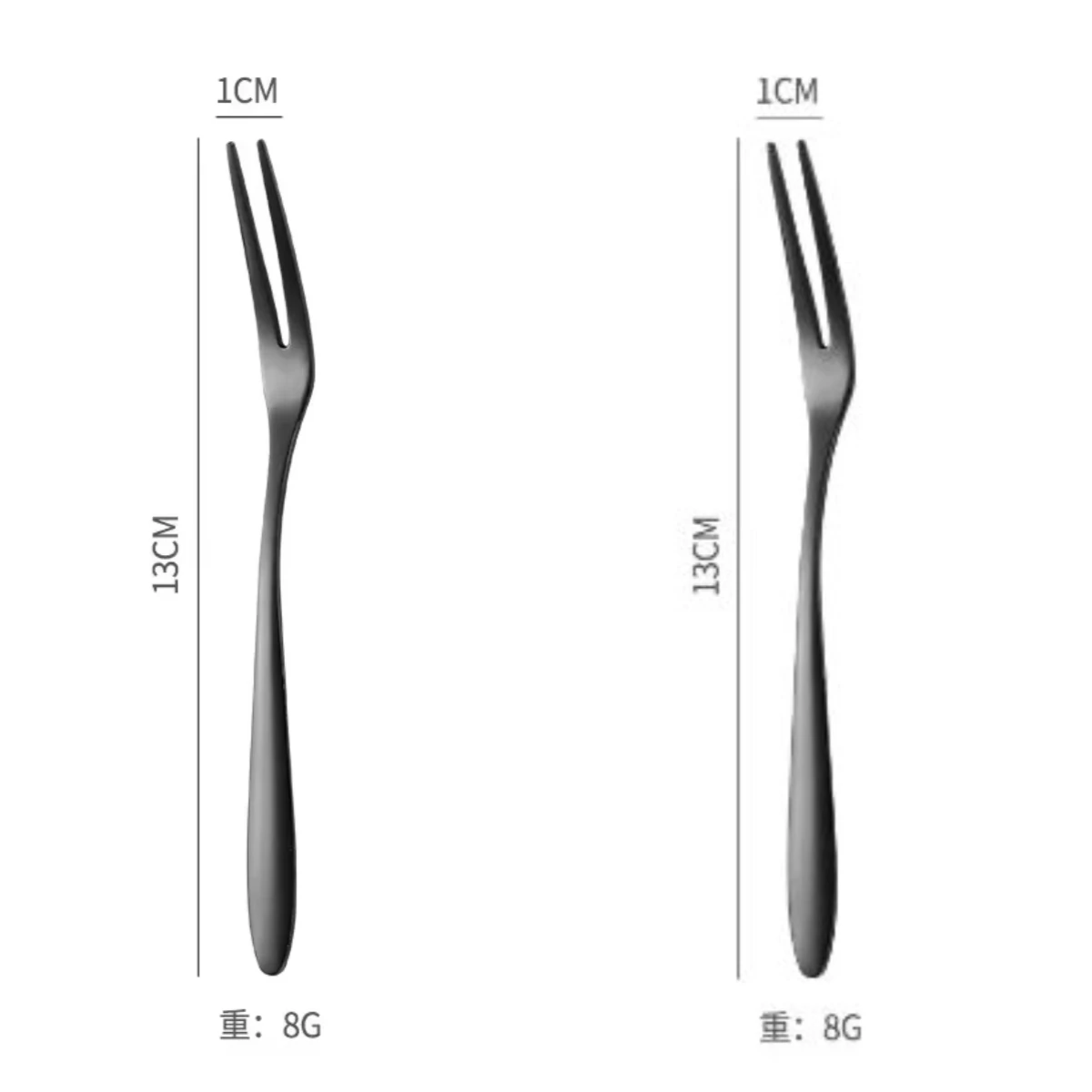 Вилки для фруктов из нержавеющей стали, 2 шт.
Вилки для фруктов из нержавеющей стали, 2 шт.