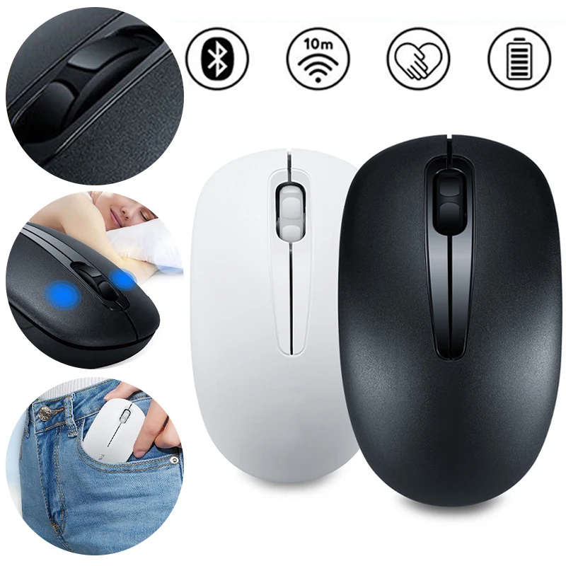 Q3B Wireless Mouse Mute Silent Battery Compact Portable Laptop Classic Business Bluetooth 5.2 Mobile ComputerSuitable for Laptop
Q3B Wireless Mouse Mute Silent Battery Compact Portable Laptop Classic Business Bluetooth 5.2 Mobile ComputerSuitable for Laptop