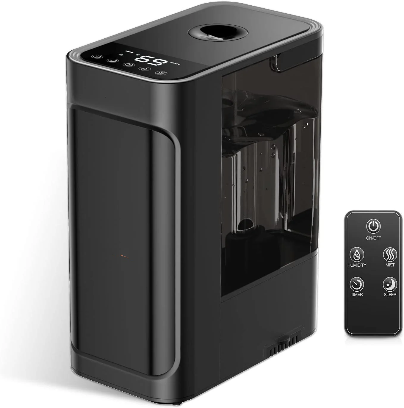 3 in 1 Plant Humidifier with Humidity Meter and 12Hrs Timer 4L Cool Mist Top Fill Ultrasonic Humidifier for Grow Tent Greenhouse
3 in 1 Plant Humidifier with Humidity Meter and 12Hrs Timer 4L Cool Mist Top Fill Ultrasonic Humidifier for Grow Tent Greenhouse