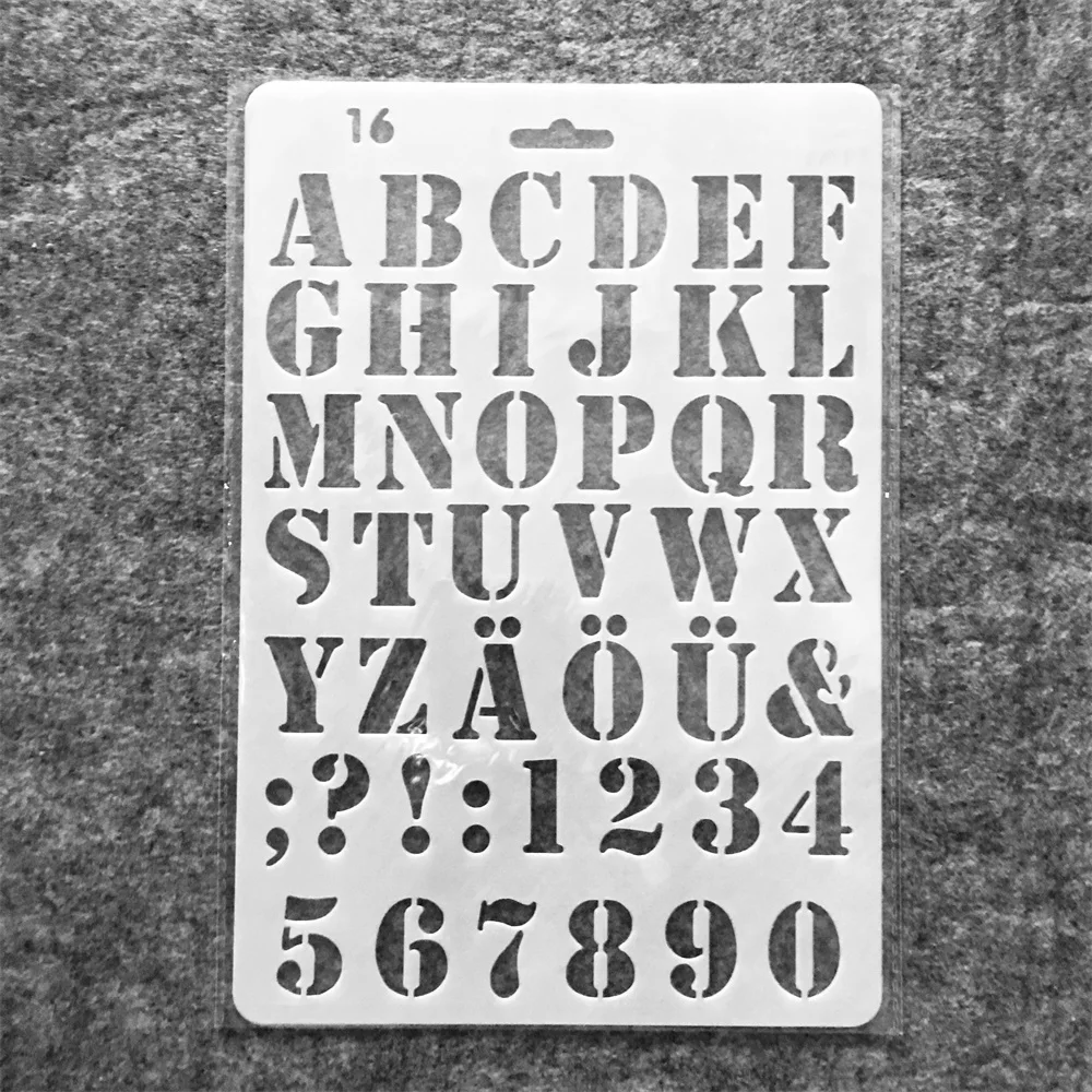 27cm New Alphabet Letters 4 DIY Craft Layering Stencils Painting Scrapbooking Stamping Embossing Album Paper Card Template
27cm New Alphabet Letters 4 DIY Craft Layering Stencils Painting Scrapbooking Stamping Embossing Album Paper Card Template