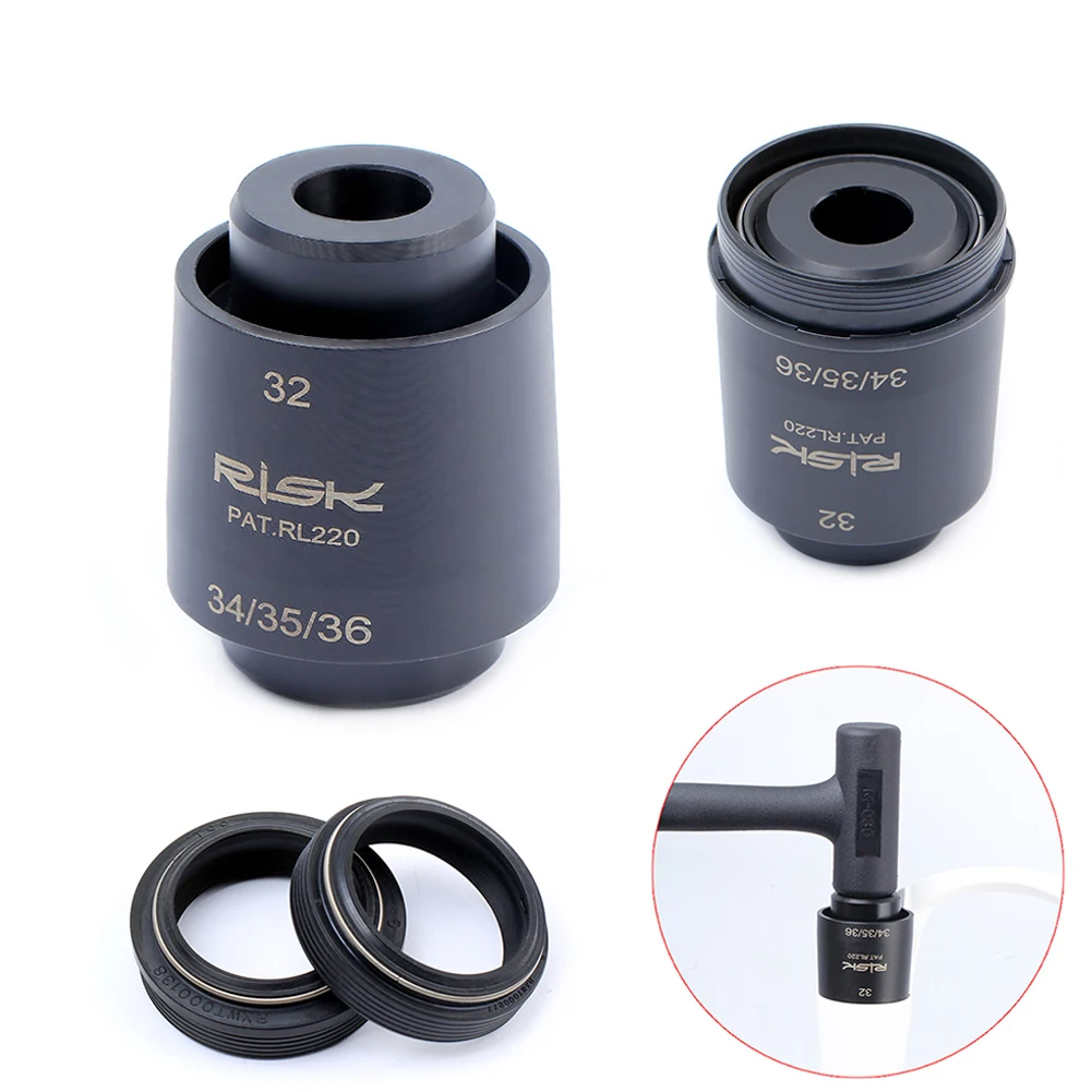 RISK 4 In 1 Mountain Bicycle Front Fork Dust Seal Tool MTB Bike Suspension Front Fork Oil Seal Tool For Inner Tube 32/34/35/36mm
RISK 4 In 1 Mountain Bicycle Front Fork Dust Seal Tool MTB Bike Suspension Front Fork Oil Seal Tool For Inner Tube 32/34/35/36mm