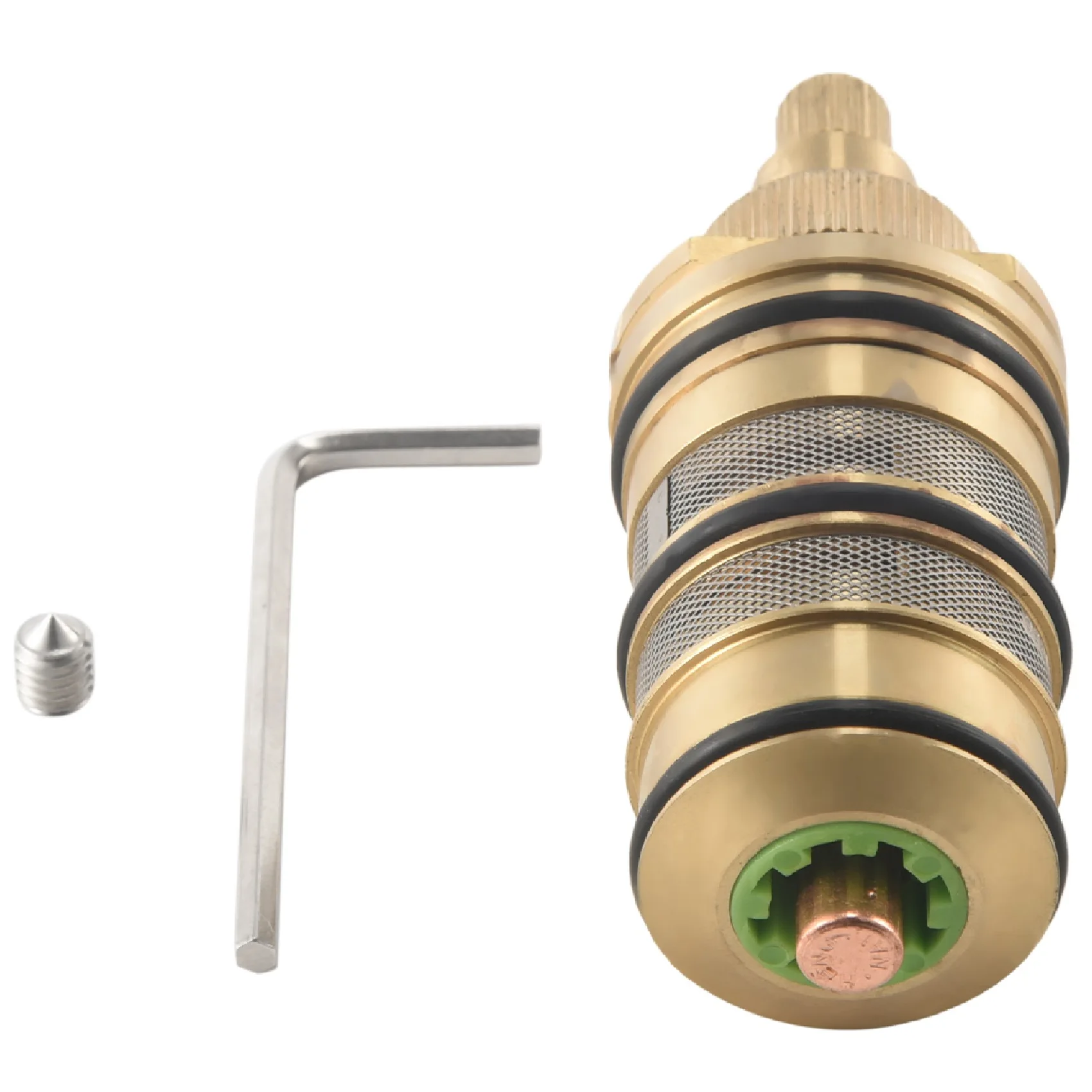 Brass Bath Shower Thermostatic Cartridge&Handle for Mixing Valve Mixer Shower Bar Mixer Tap Shower Mixing Valve Cartridge
Brass Bath Shower Thermostatic Cartridge&Handle for Mixing Valve Mixer Shower Bar Mixer Tap Shower Mixing Valve Cartridge