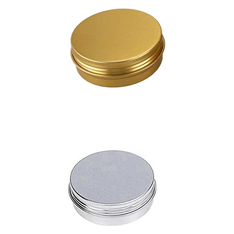 24 Pcs(1Oz 30Ml + 2Oz 60Ml) Aluminum Cosmetic Cans With Screw Cap Lid & 10Pcs Cans Screw Top Aluminum Round Cans
24 Pcs(1Oz 30Ml + 2Oz 60Ml) Aluminum Cosmetic Cans With Screw Cap Lid & 10Pcs Cans Screw Top Aluminum Round Cans