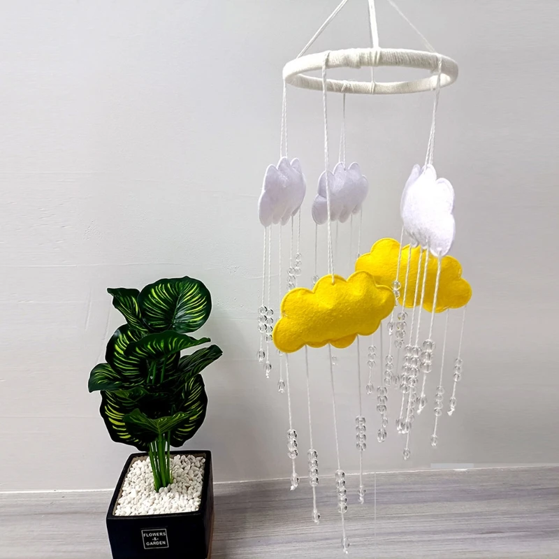 Baby Crib Mobile Clouds Rattle Crystal Beads Bed Bell Nursery Cot Wind Chime Toy
Baby Crib Mobile Clouds Rattle Crystal Beads Bed Bell Nursery Cot Wind Chime Toy