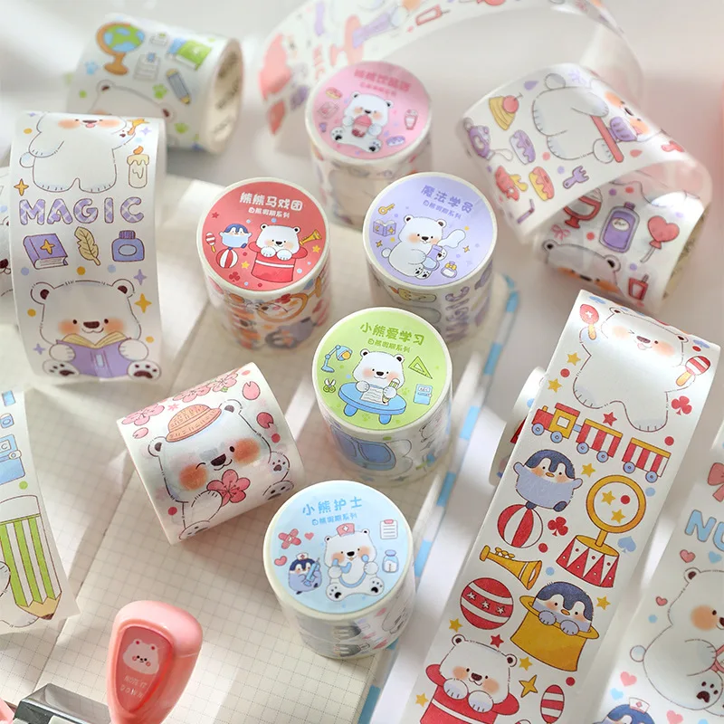 6 шт./лот набор лент с изображением милого медведя для счастливого отпуска, Васи, 45 мм * 3 м, высокое качество, японские модные ленты для маскир...
6 шт./лот набор лент с изображением милого медведя для счастливого отпуска, Васи, 45 мм * 3 м, высокое качество, японские модные ленты для маскир...