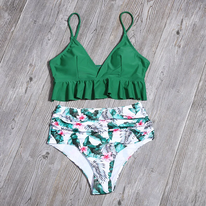 OEING Sexy Ruffles Patchwork Bikini with Padded Swimming Push Up Beach Style Swimsuit Female Two Piece Swimwear Summer Monokini
OEING Sexy Ruffles Patchwork Bikini with Padded Swimming Push Up Beach Style Swimsuit Female Two Piece Swimwear Summer Monokini