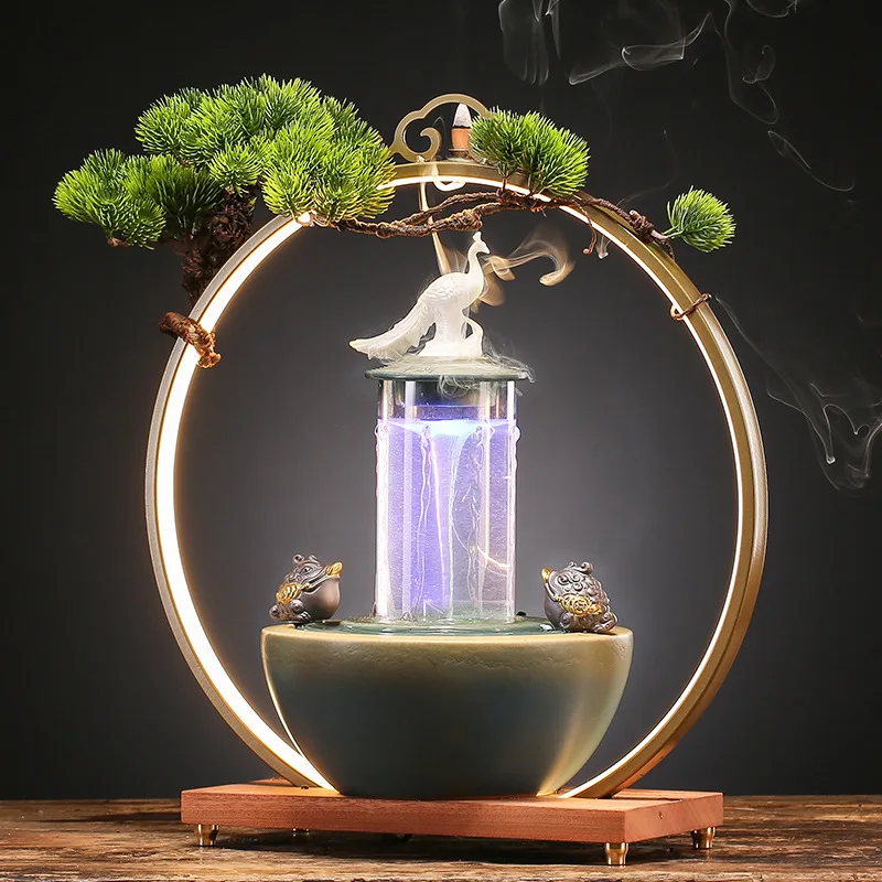 Crane Lucky Flowing Water Ornament Lucky Fountain Circulation Home Office Living Room Housewarming Gift
Crane Lucky Flowing Water Ornament Lucky Fountain Circulation Home Office Living Room Housewarming Gift