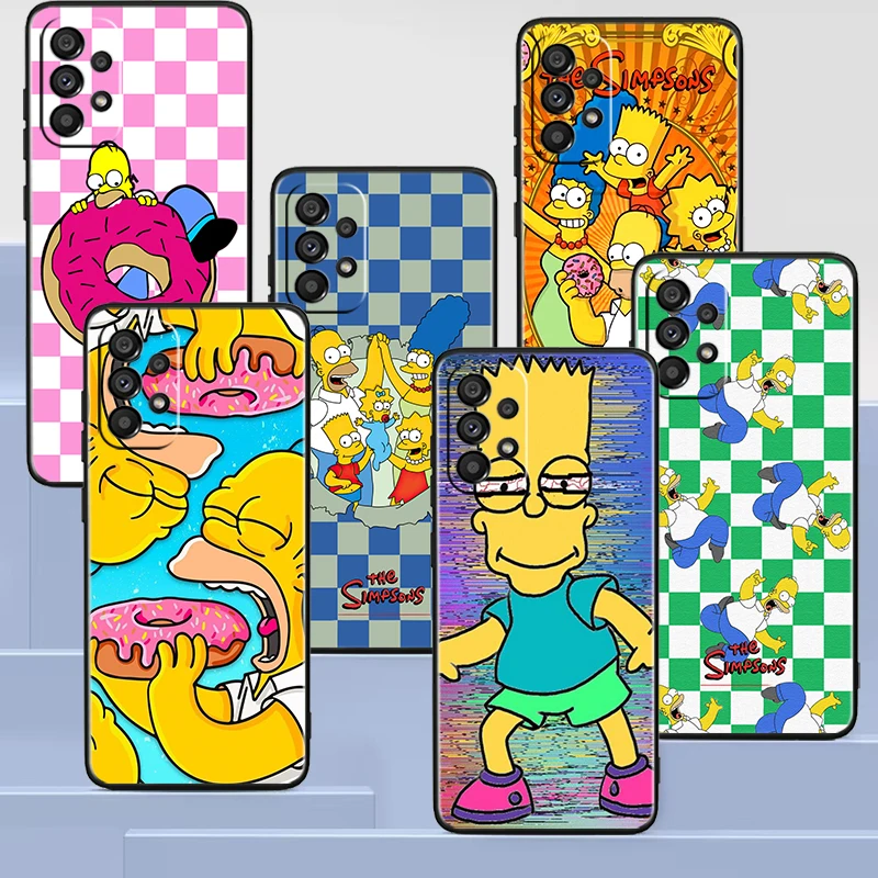 Simpson Family Fashion Black Phone Case For Samsung A73 A72 A71 A53 A52 A51 A42 A33 A32 A23 A22 A21S A13 5G Cover
Simpson Family Fashion Black Phone Case For Samsung A73 A72 A71 A53 A52 A51 A42 A33 A32 A23 A22 A21S A13 5G Cover