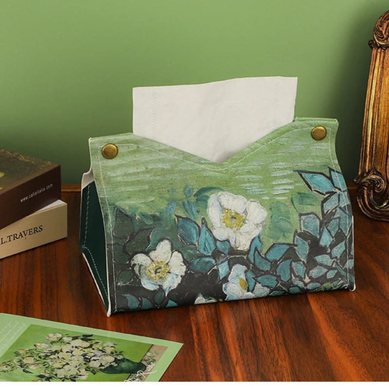 PU Leather Tissue Paper Box Oil Painting Creative European Napkin Holder Case Car Organizer Living Room Home Decoraction Luxury
PU Leather Tissue Paper Box Oil Painting Creative European Napkin Holder Case Car Organizer Living Room Home Decoraction Luxury