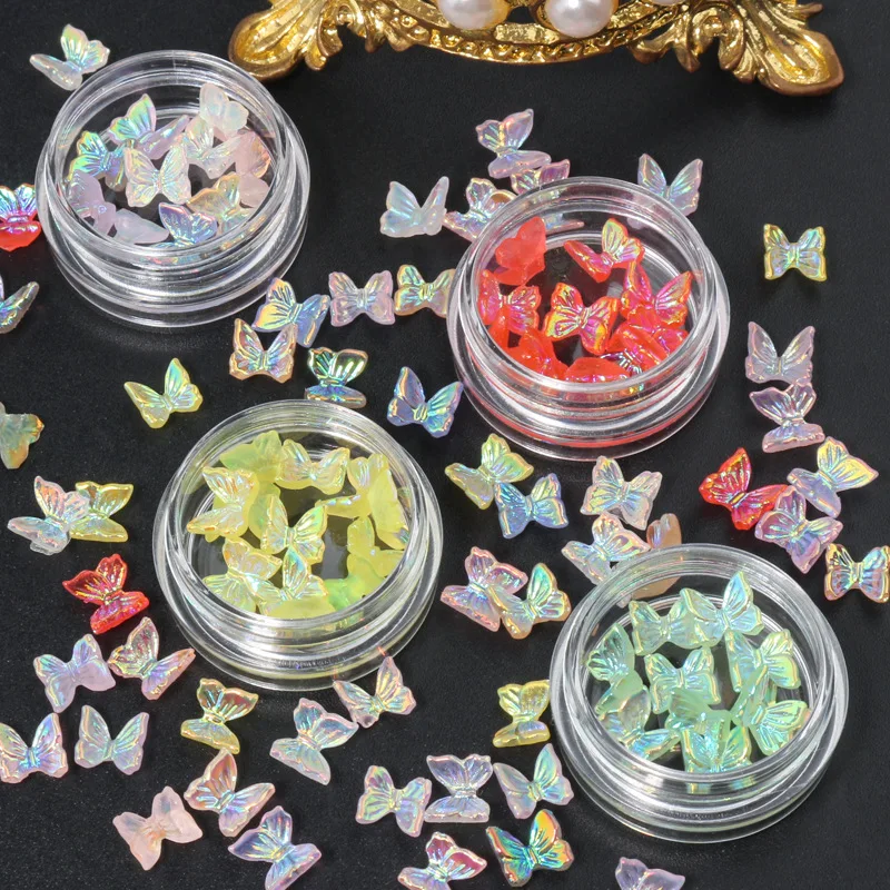 Nail Art Symphony Three-dimensional Butterfly 10 Resin Material 3D Aurora Candy Color Decoration Jewelry
Nail Art Symphony Three-dimensional Butterfly 10 Resin Material 3D Aurora Candy Color Decoration Jewelry