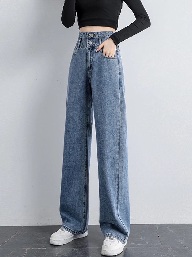 Wide Leg Denim Mom Jeans Women High Waist Vintage Oversized Denim Pants Casual Streetwear Harajuku Straight Leg Denim Trouser
Wide Leg Denim Mom Jeans Women High Waist Vintage Oversized Denim Pants Casual Streetwear Harajuku Straight Leg Denim Trouser