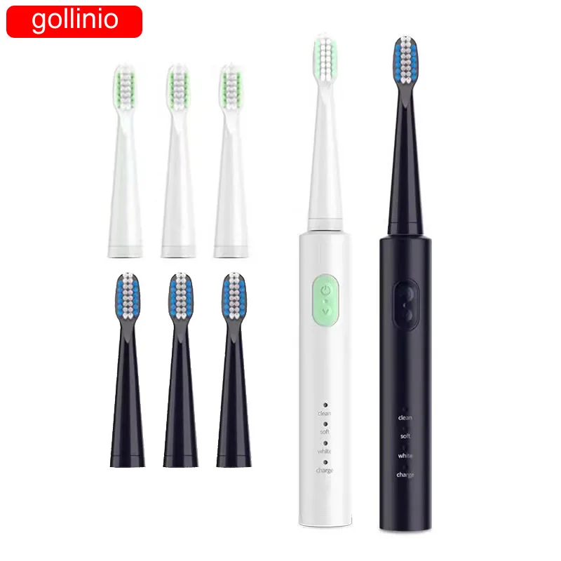 Электрическая зубная щетка Gollinio электрическая wl60a с USB-зарядкой, 6 скоростных режимов, водонепроницаемость IPX7, интеллектуальная память, длит...
Электрическая зубная щетка Gollinio электрическая wl60a с USB-зарядкой, 6 скоростных режимов, водонепроницаемость IPX7, интеллектуальная память, длит...