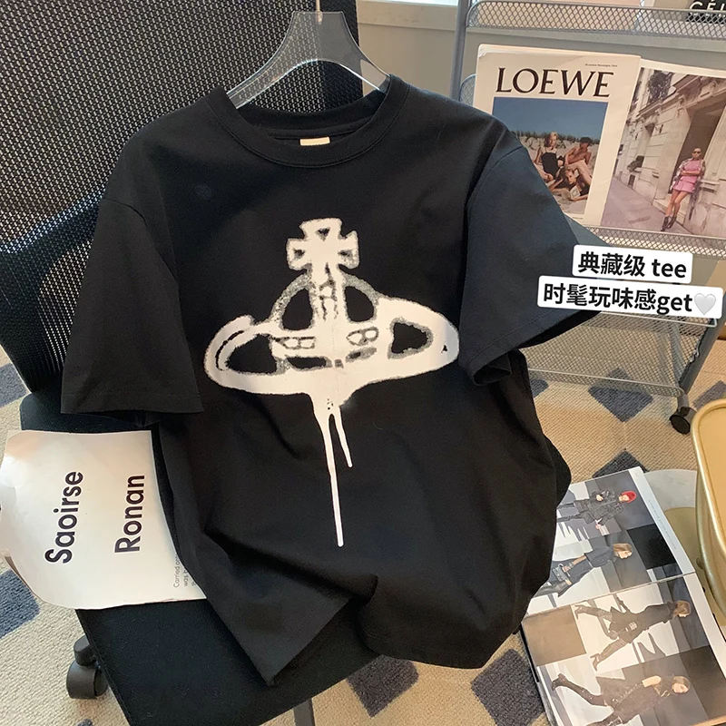 2023 Cotton INS High Street Graphic T-shirt Short Sleeve Couple Y2k Tops Summer Versatile Casual Top Men and Women Gothic Tees
2023 Cotton INS High Street Graphic T-shirt Short Sleeve Couple Y2k Tops Summer Versatile Casual Top Men and Women Gothic Tees