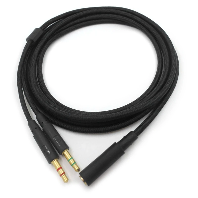 NEWCE 3.5mm Universal 2 in 1 Gaming Headset Audio- Extend Cable For HyperX Cloud II/Alpha-/Cloud Flight/Core Headphone
NEWCE 3.5mm Universal 2 in 1 Gaming Headset Audio- Extend Cable For HyperX Cloud II/Alpha-/Cloud Flight/Core Headphone