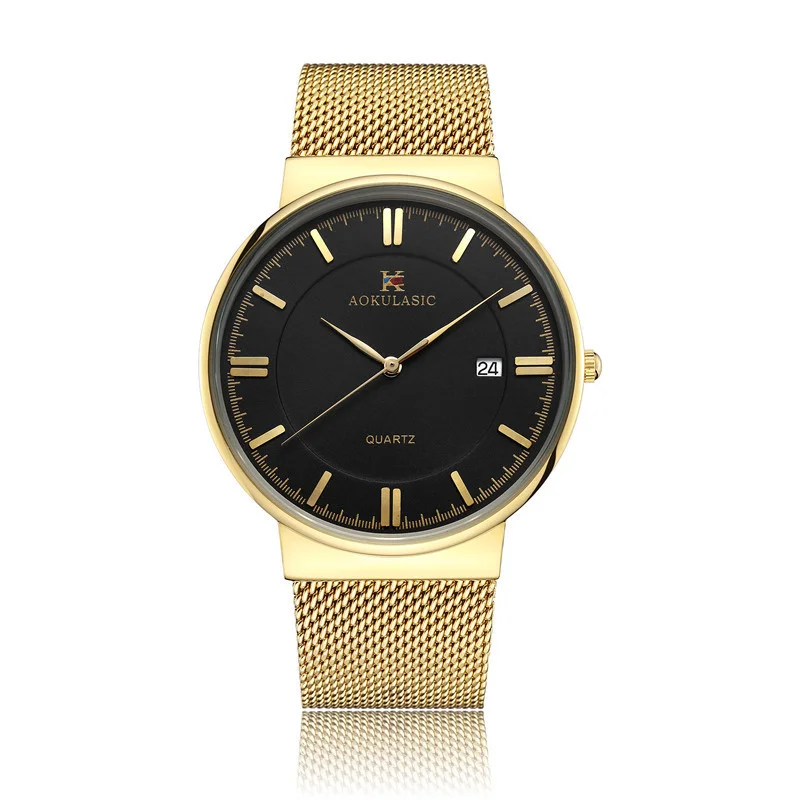 Fashion Men's Watch 2022 Hot Sale Business Slim Mesh Strap Quartz Watch Men's wristWatch
Fashion Men's Watch 2022 Hot Sale Business Slim Mesh Strap Quartz Watch Men's wristWatch