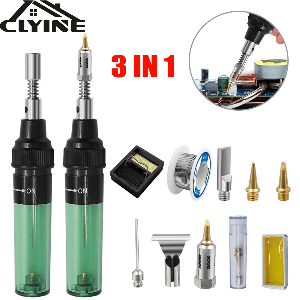 1300 Celsius Butane Gas Welding Soldering Irons Welding Pen Burner Blow Torch Gas Adjustable Soldering Iron Cordless Butane Tool
1300 Celsius Butane Gas Welding Soldering Irons Welding Pen Burner Blow Torch Gas Adjustable Soldering Iron Cordless Butane Tool