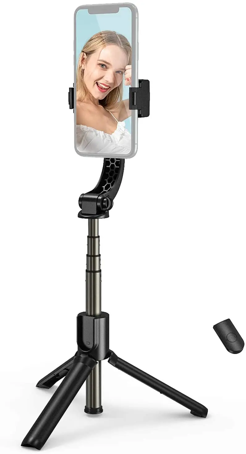 Anself Handheld Gimbal Stabilizer Selfie Stick Tripod for Smartphone.BT Remote Auto Balance Function 180 and 360 Degree Rotating
Anself Handheld Gimbal Stabilizer Selfie Stick Tripod for Smartphone.BT Remote Auto Balance Function 180 and 360 Degree Rotating