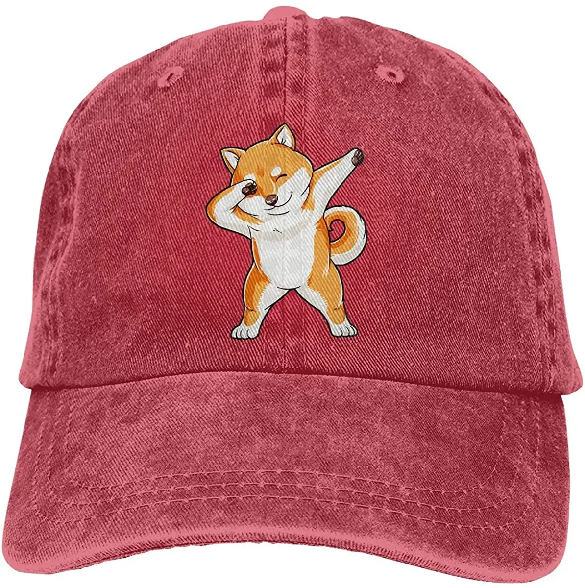 Лидер продаж лета 2020 новый принт Dabbing Doge Сиба ину Inu винтажная Потертая джинсовая