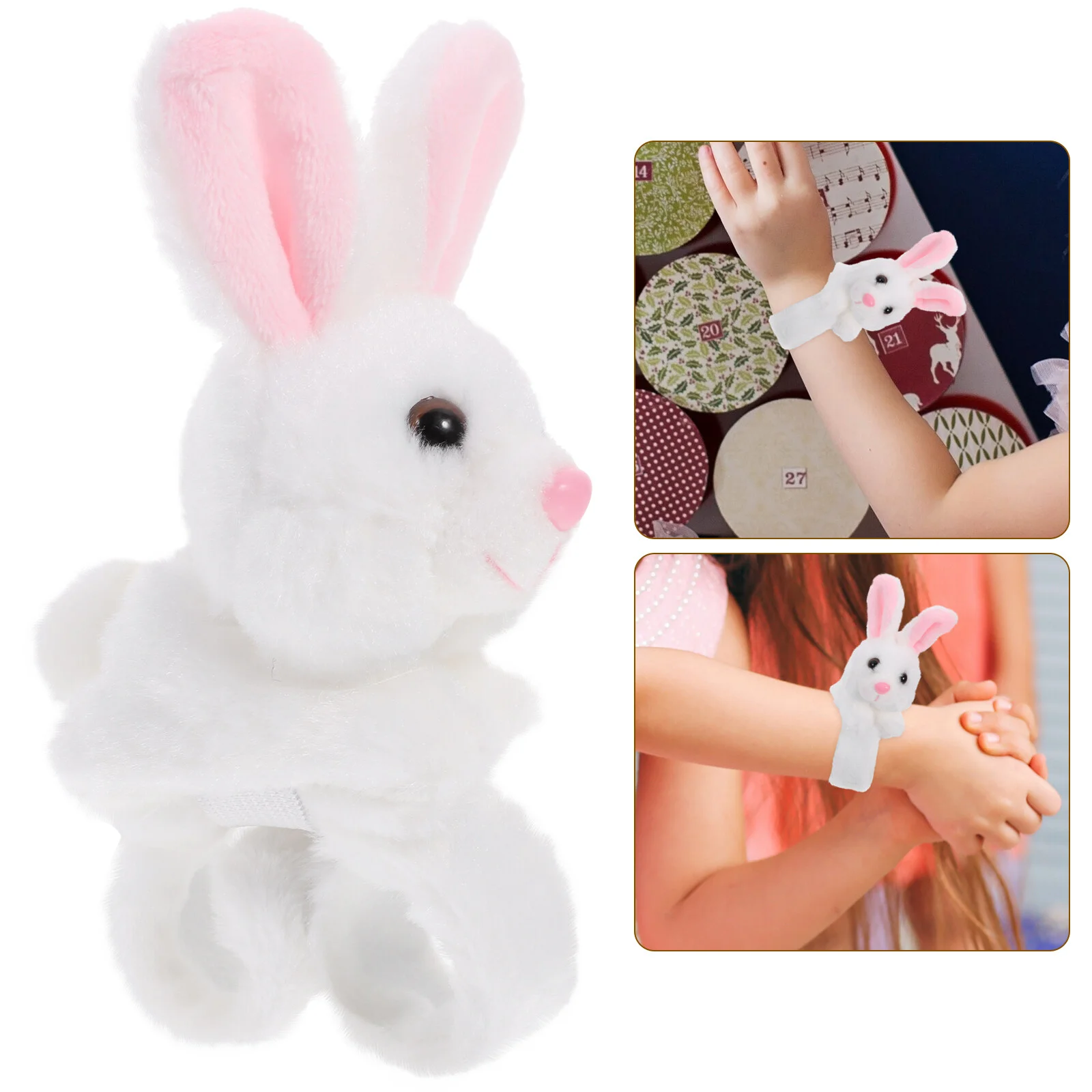 Slap Bracelet Rabbit Bracelets Stuffed Animals Plush Toys Jungle Theme Party Favors 
Slap Bracelet Rabbit Bracelets Stuffed Animals Plush Toys Jungle Theme Party Favors