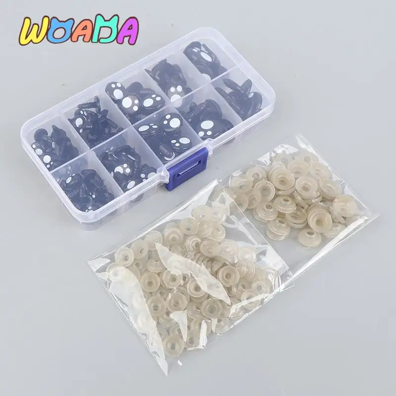 100pcs/box 10Grid Cartoon Round Doll Eyes With White Dot Plastic Safety Doll Eyes Washers Gasket Doll Plush Animal Craft Making
100pcs/box 10Grid Cartoon Round Doll Eyes With White Dot Plastic Safety Doll Eyes Washers Gasket Doll Plush Animal Craft Making