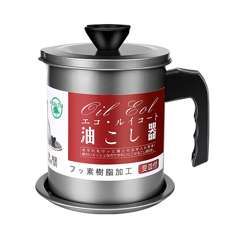 1.4L Stainless Steel Oil Filter Pot Oil Strainer Frying Pot Container Jug Storage Can Cooking Separator Tank Kitchen Tools
1.4L Stainless Steel Oil Filter Pot Oil Strainer Frying Pot Container Jug Storage Can Cooking Separator Tank Kitchen Tools