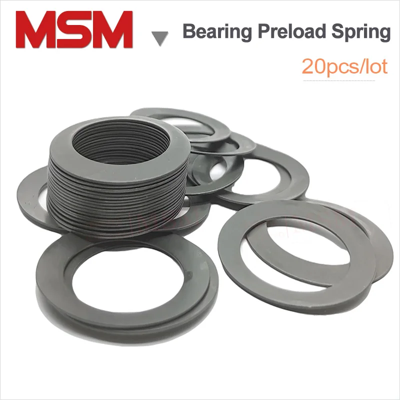20Pcs Bearing Preload Spring Spindle Clearance Compression Spring Washer Disc Spring Washer 6/7/8/9/10/12/14/17/20/22/25/30/35 
20Pcs Bearing Preload Spring Spindle Clearance Compression Spring Washer Disc Spring Washer 6/7/8/9/10/12/14/17/20/22/25/30/35