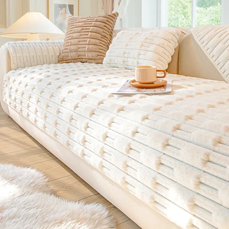 Imitation Rabbit Plush Sofa Cushion Winter Thicken Plush Sofa Cover Soft Warm Non-slip Sofas Towel for Living Room Home Decor
Imitation Rabbit Plush Sofa Cushion Winter Thicken Plush Sofa Cover Soft Warm Non-slip Sofas Towel for Living Room Home Decor
