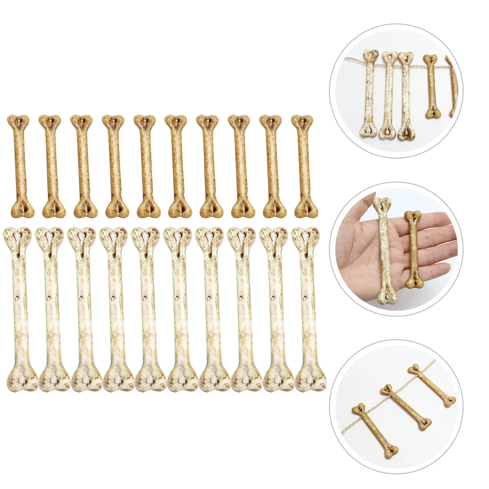20 Pcs Mini Toys DIY Small Bone Hole Halloween Charm Plastic Human Fake Bones Charms
20 Pcs Mini Toys DIY Small Bone Hole Halloween Charm Plastic Human Fake Bones Charms