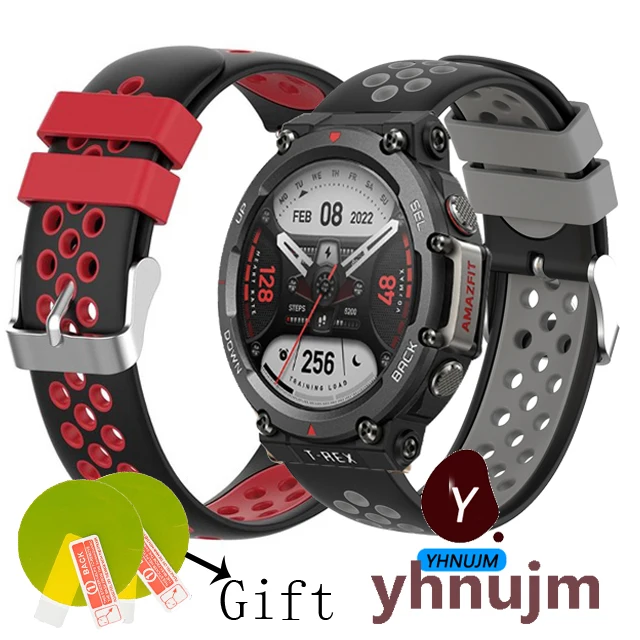 Replacement Silicone Strap For Huami Amazfit T-rex2 Sport Watch Band Bracelet For Amazfit T Rex 2 Wristband Accessories TPU Film
Replacement Silicone Strap For Huami Amazfit T-rex2 Sport Watch Band Bracelet For Amazfit T Rex 2 Wristband Accessories TPU Film