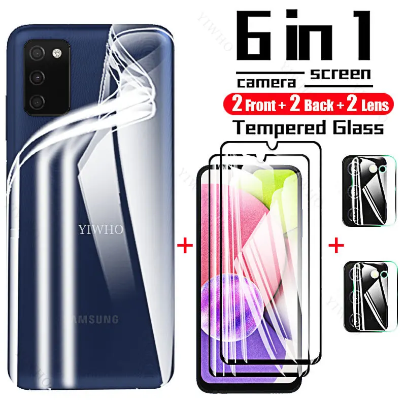 6in1 Glass for Samsung Galaxy A03s Glass for Samsung A 03s A03 Core Tempered Glass Screen Protectors Glass Back Film Camera Lens
6in1 Glass for Samsung Galaxy A03s Glass for Samsung A 03s A03 Core Tempered Glass Screen Protectors Glass Back Film Camera Lens