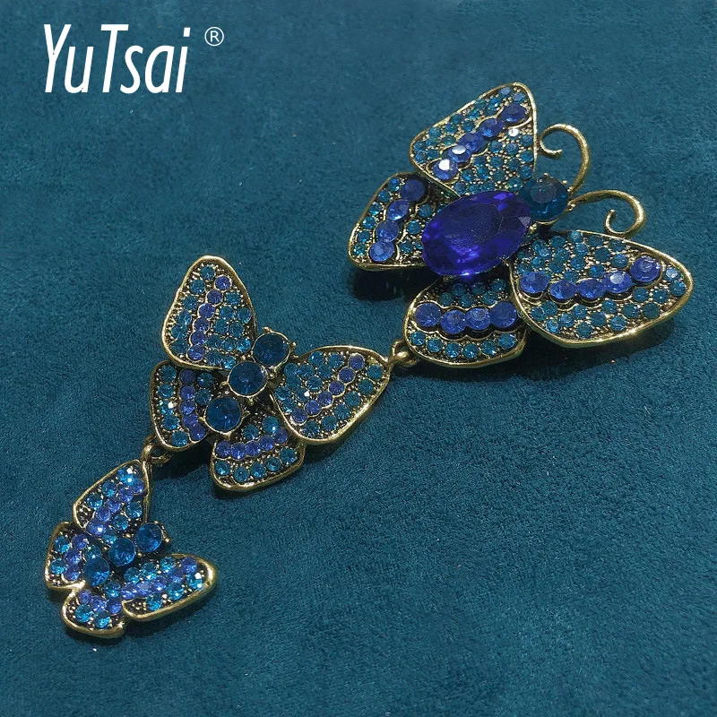 YUTSAI модная новая брошь в виде бабочки длинная Стразы винтажная булавка в виде Насекомого для женщин ювелирные изделия аксессуары Подарки ...
YUTSAI модная новая брошь в виде бабочки длинная Стразы винтажная булавка в виде Насекомого для женщин ювелирные изделия аксессуары Подарки ...