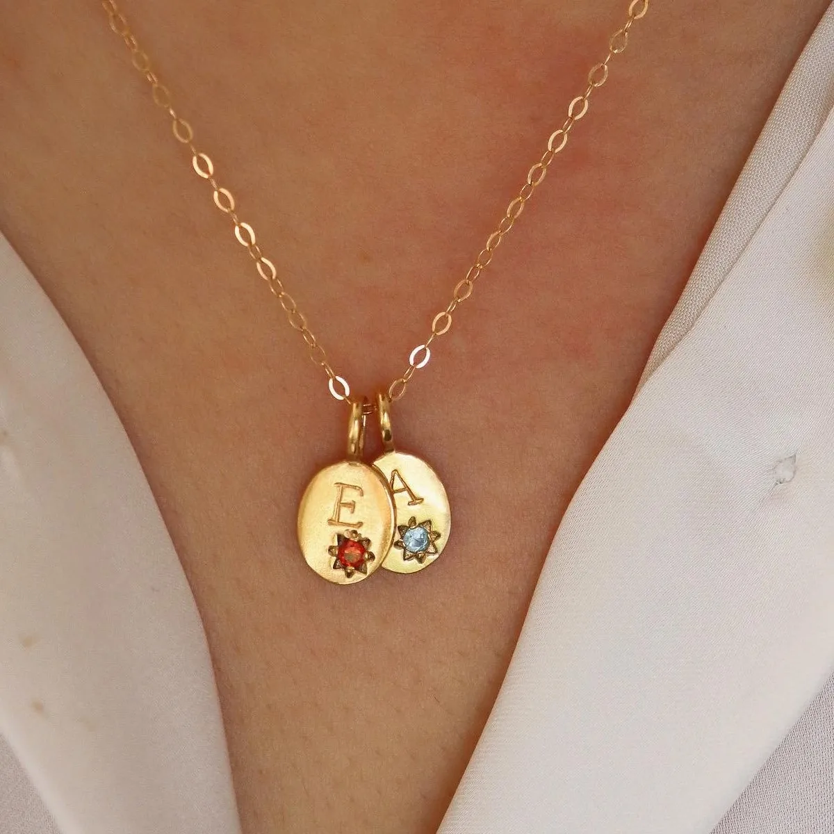 Vintage 26 Letters Stainless Steel Zirconia Pendant Oval Necklace Titanium Steel Necklace Plated with 18k Gold
Vintage 26 Letters Stainless Steel Zirconia Pendant Oval Necklace Titanium Steel Necklace Plated with 18k Gold