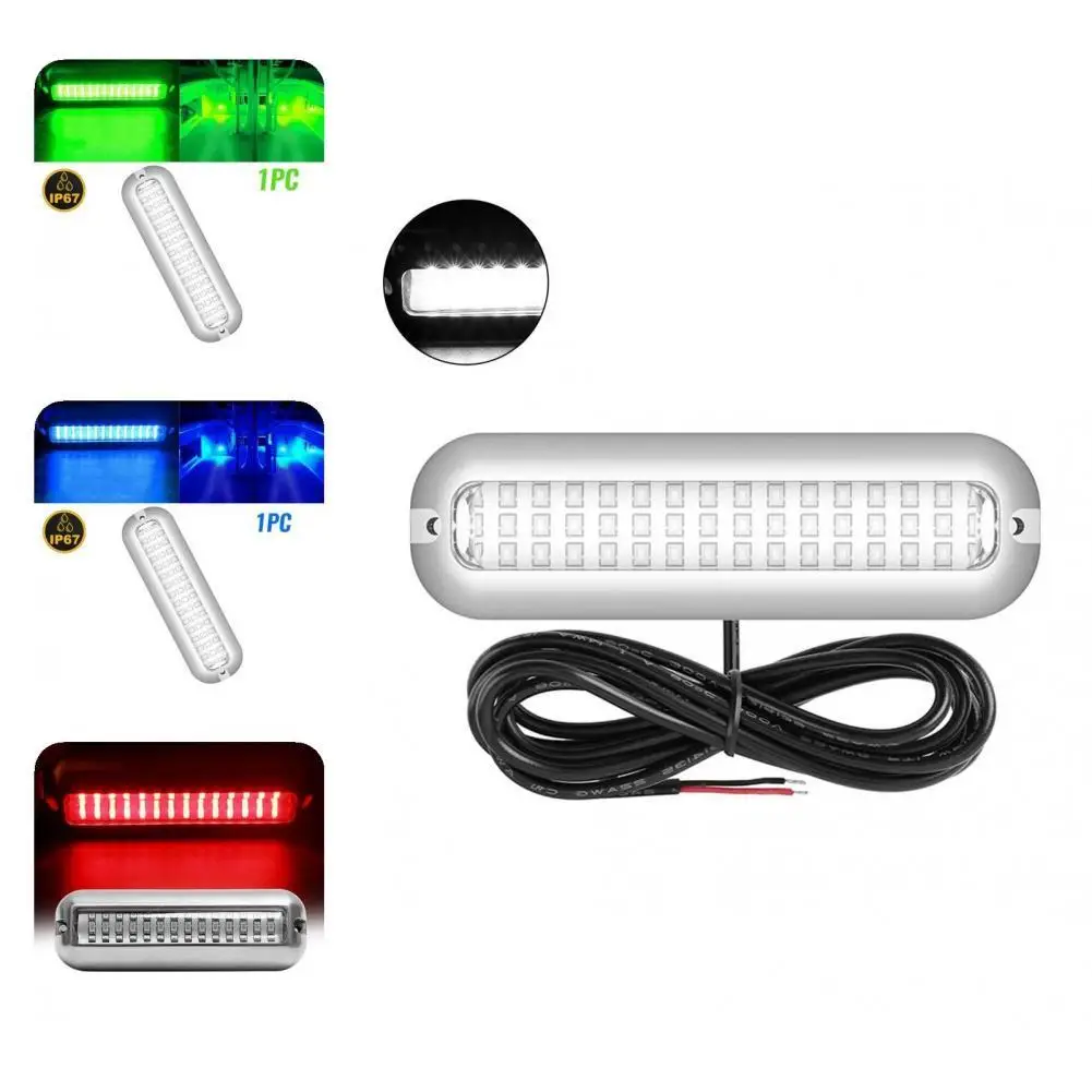 4 Colors Optional Excellent 42 LEDs Boat Transom Light Universal Underwater Light Shock Resistant for Boat
4 Colors Optional Excellent 42 LEDs Boat Transom Light Universal Underwater Light Shock Resistant for Boat