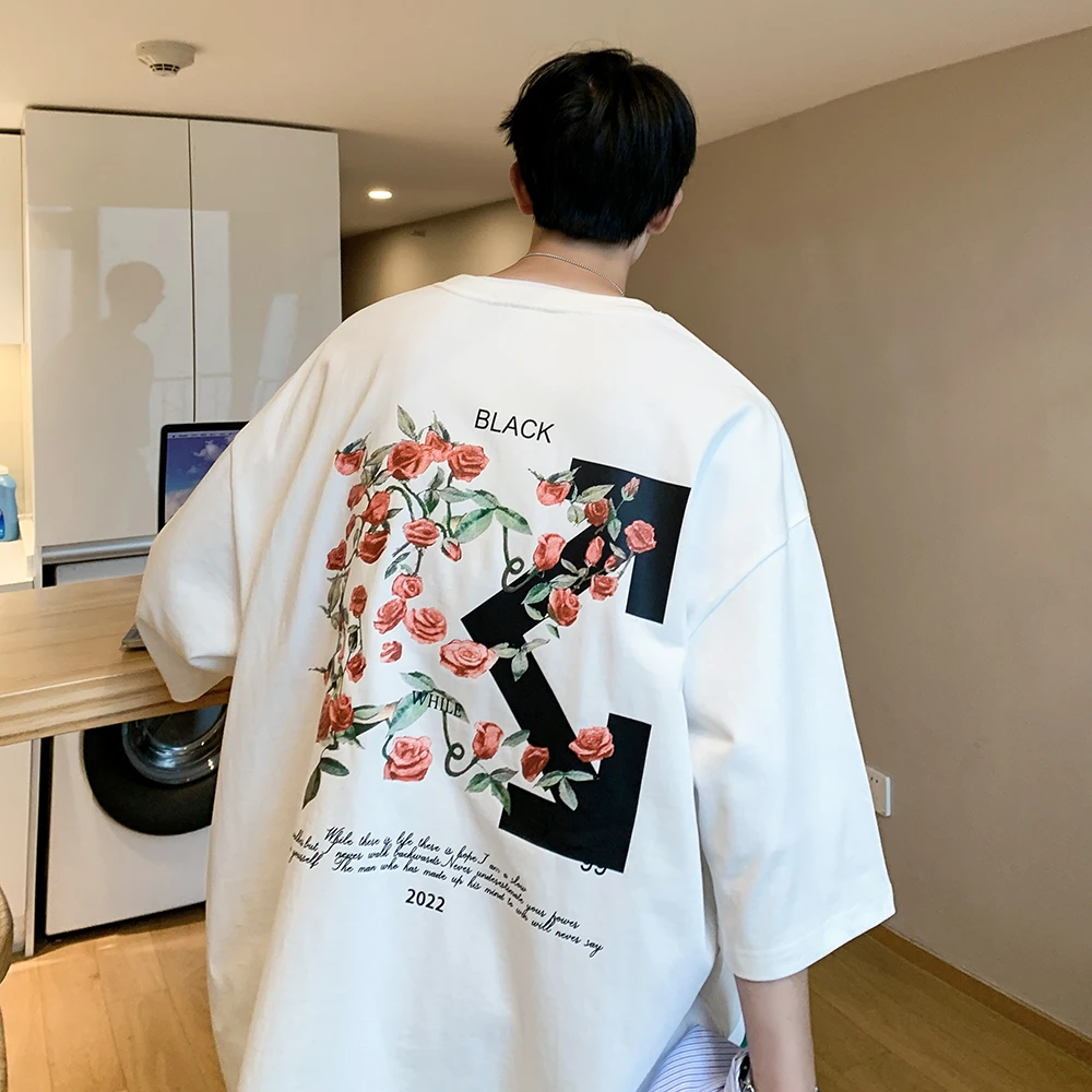 Oversized Men's T-shirt Summer Cotton High Quality Fashion Brand T-shirt Pattern Printed Unisex Short Sleeve Street Hip Hop Top
Oversized Men's T-shirt Summer Cotton High Quality Fashion Brand T-shirt Pattern Printed Unisex Short Sleeve Street Hip Hop Top